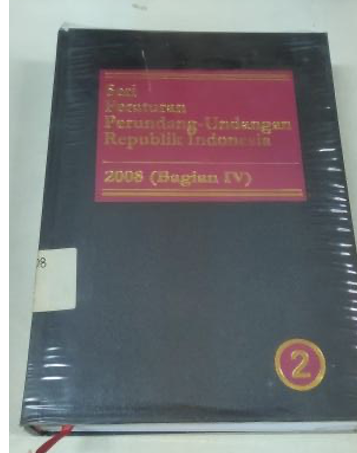 Cover Seri Peraturan Perundang-Undangan Republik Indonesia 2008 (Bagian IV)