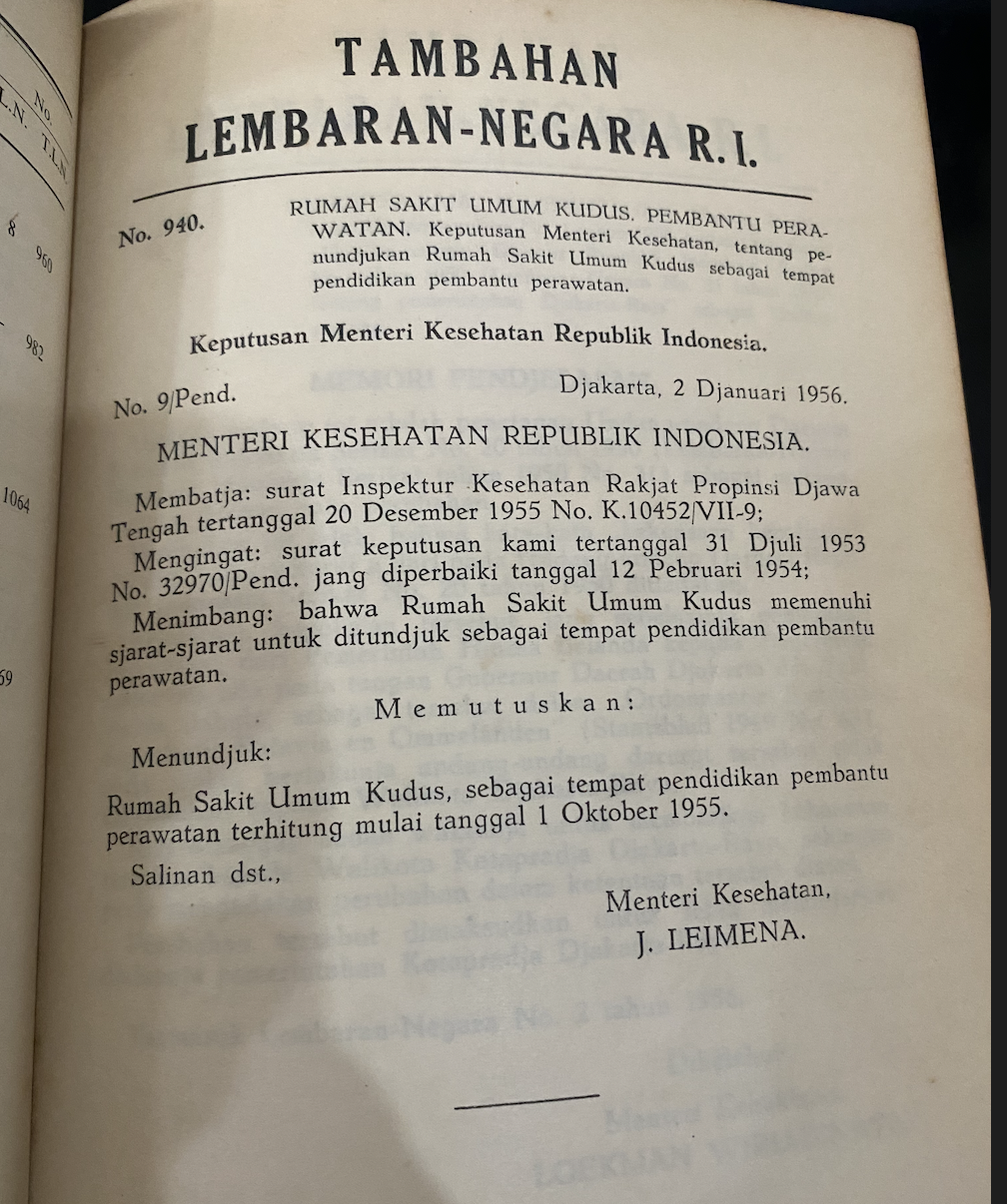 Cover Tambahan Lembaran Negara RI Tahun 1956 No. 940-1136