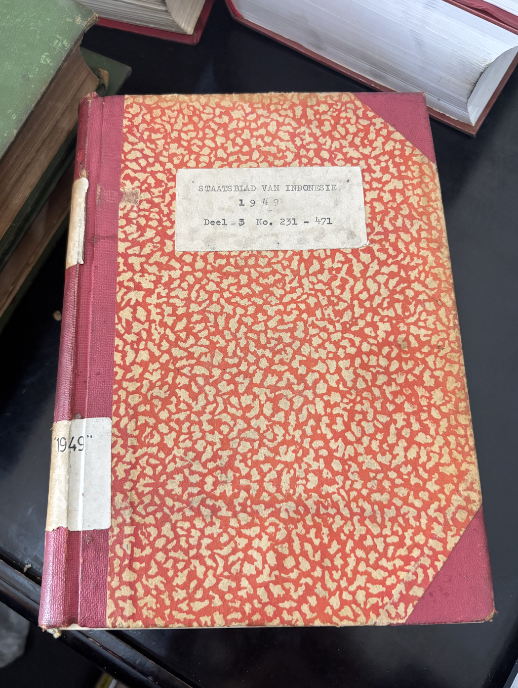 Cover Staatsblad Van Indonesia 1949 Deel 3 No. 231-471