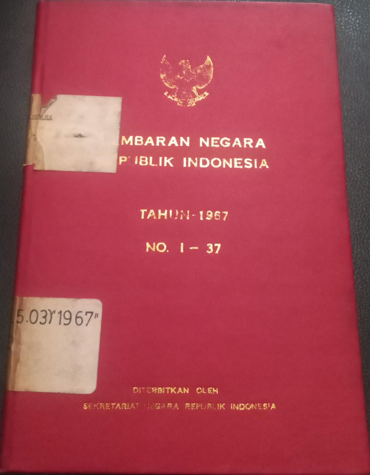 Cover Lembaran Negara Republik Indonesia Tahun 1990 Nomor 1-91