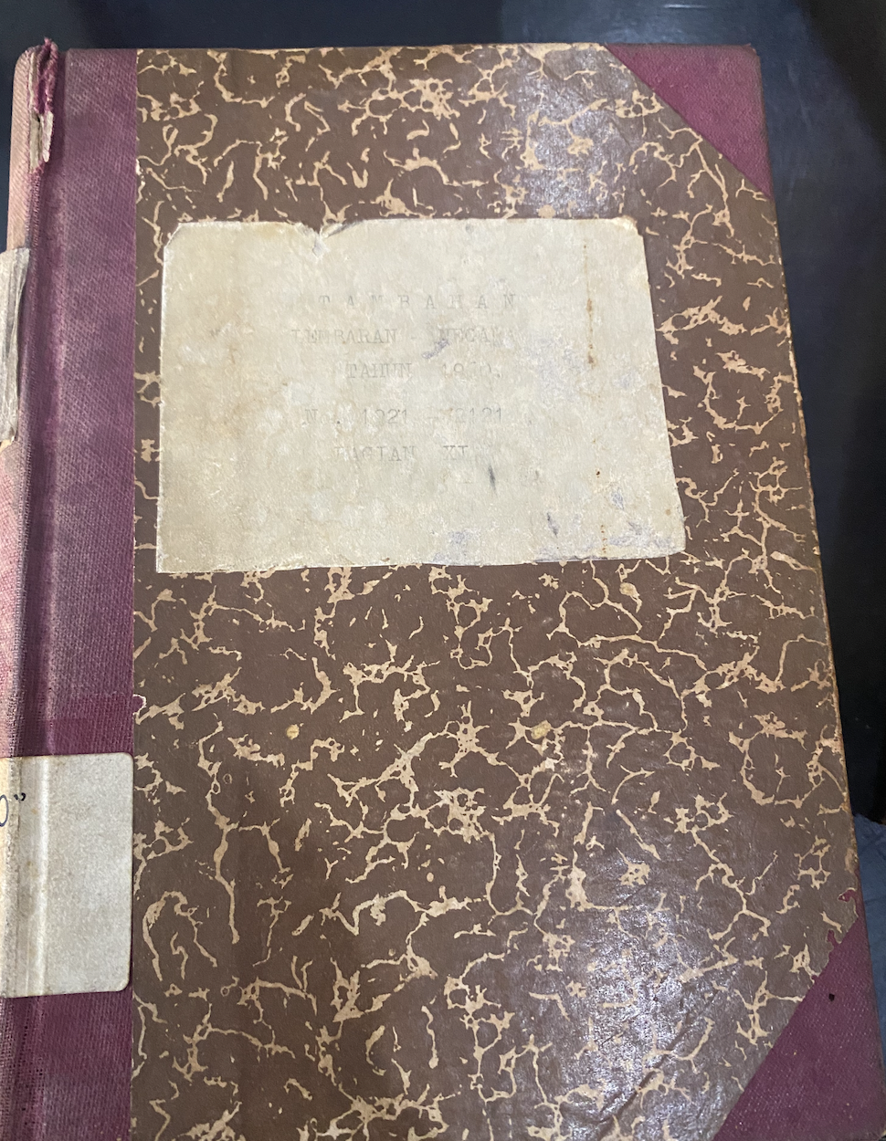 Cover Tambahan Lembaran Negara Tahun 1960 No. 1921-2121