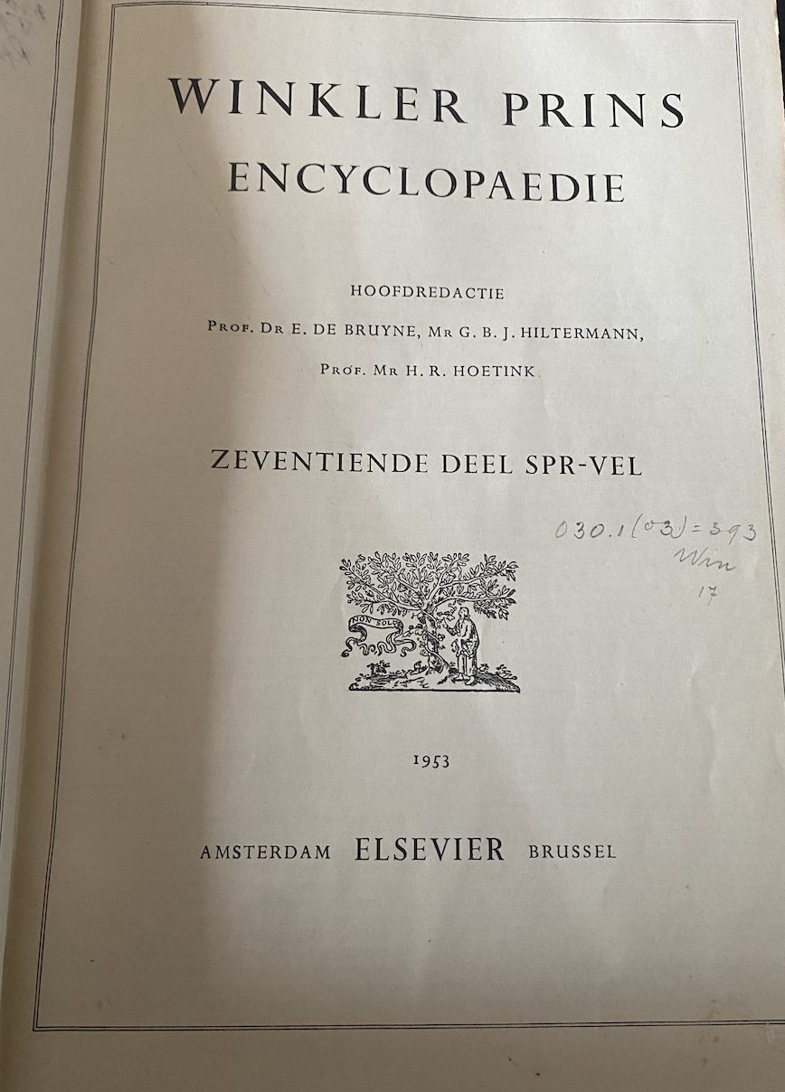 Cover Winkler Prins Encyclopaedie Zestiende Deel Rhi-Spo