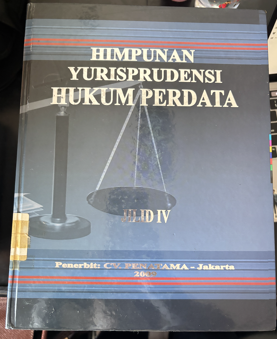 Cover Himpunan Yurisprudensi Hukum Perdata Jilid IV