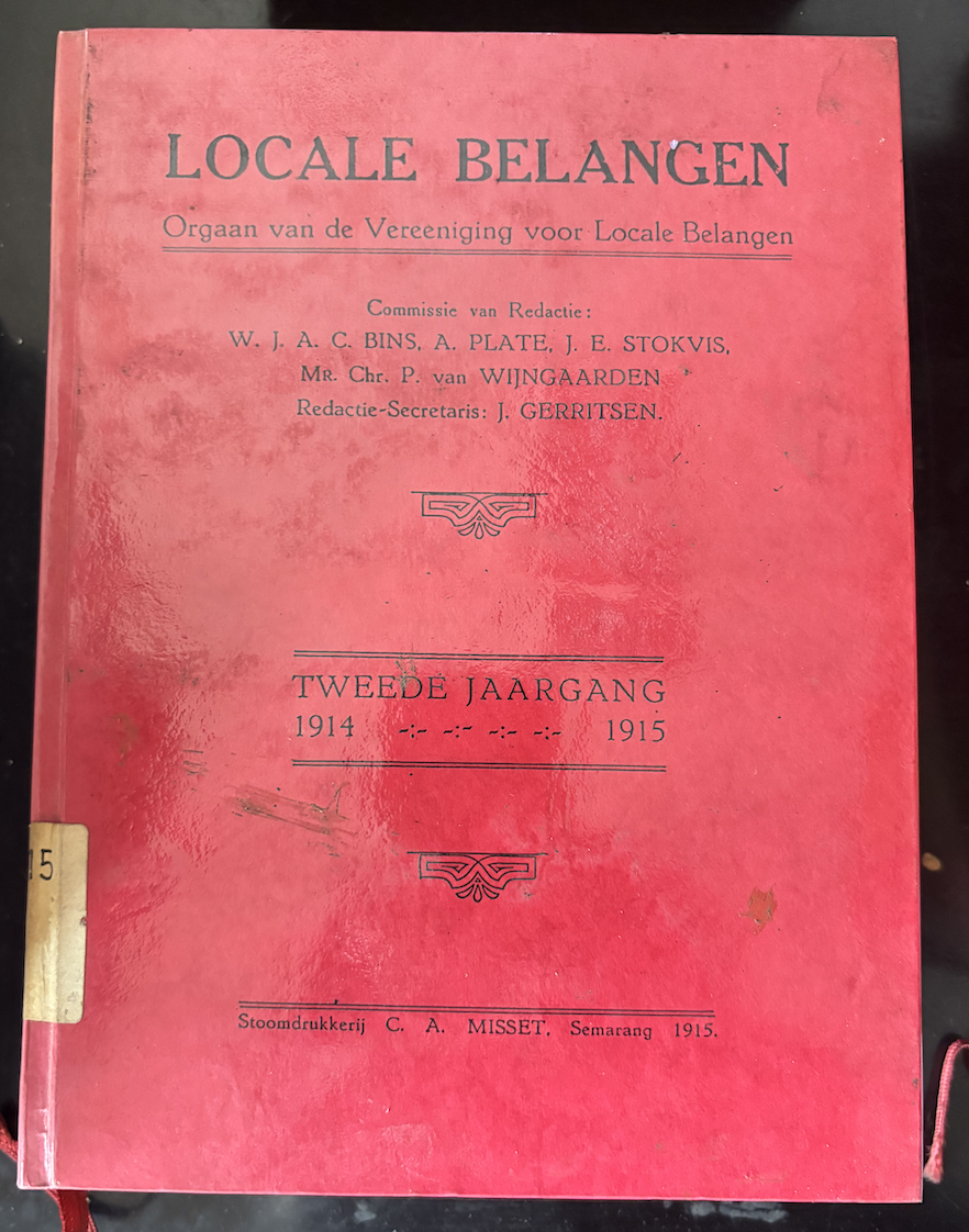 Cover Locale Belangen Tweede Jaargang 1914-1915