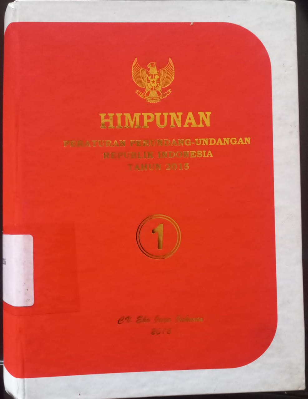 Cover Himpunan Peraturan Perundang-undangan Republik Indonesia Tahun 2015
