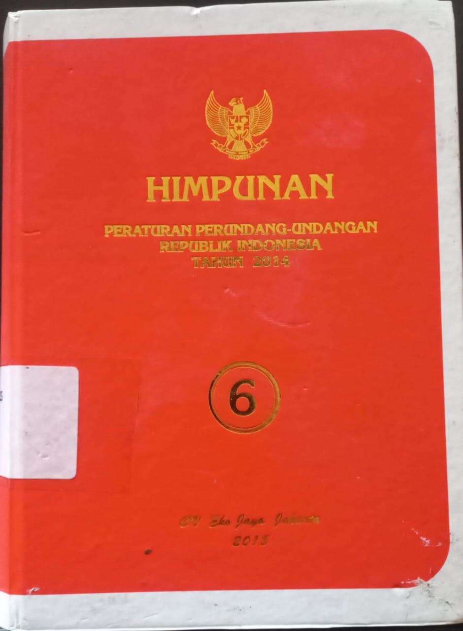 Cover Himpunan Peraturan Perundang-undangan Republik Indonesia Tahun 2014