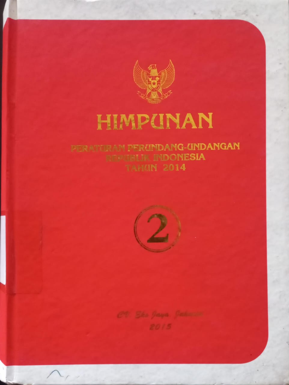 Cover Himpunan Peraturan Perundang-undangan Republik Indonesia Tahun 2014