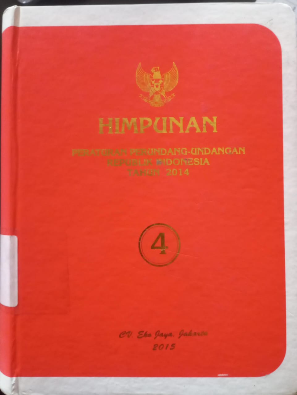 Cover Himpunan Peraturan Perundang-undangan Republik Indonesia Tahun 2014