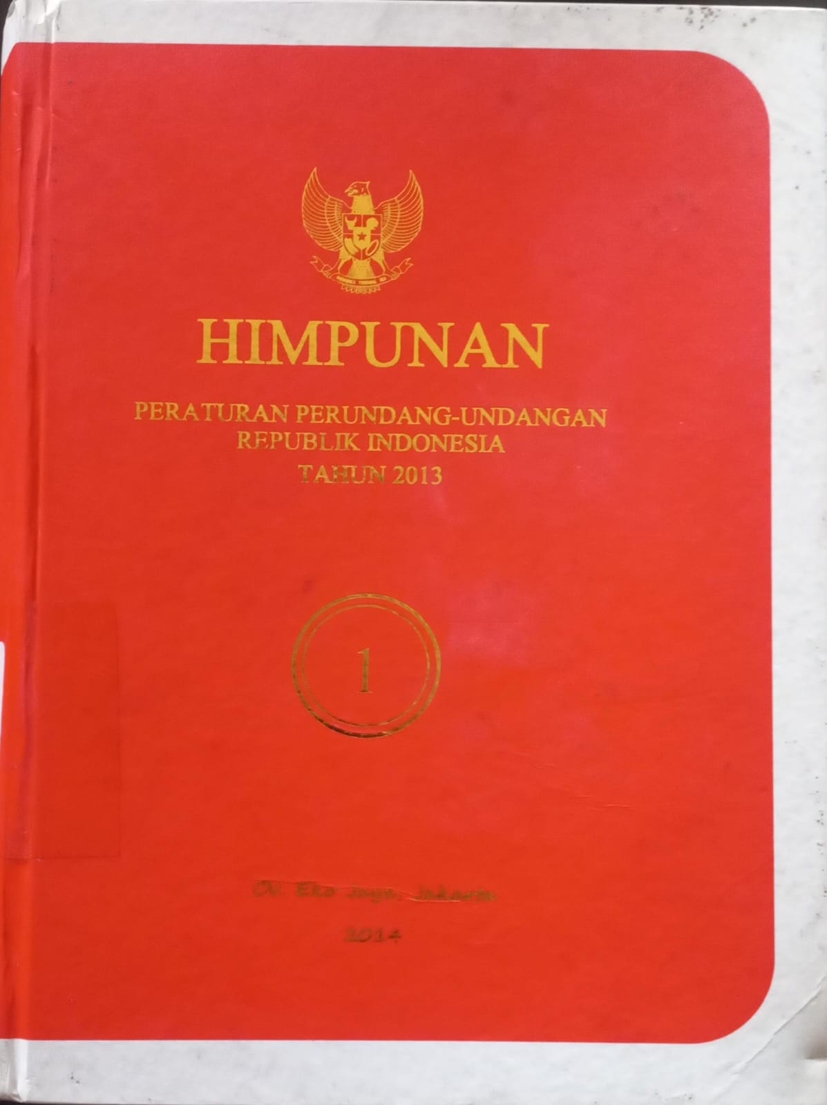 Cover Himpunan Peraturan Perundang-undangan Republik Indonesia Tahun 2013