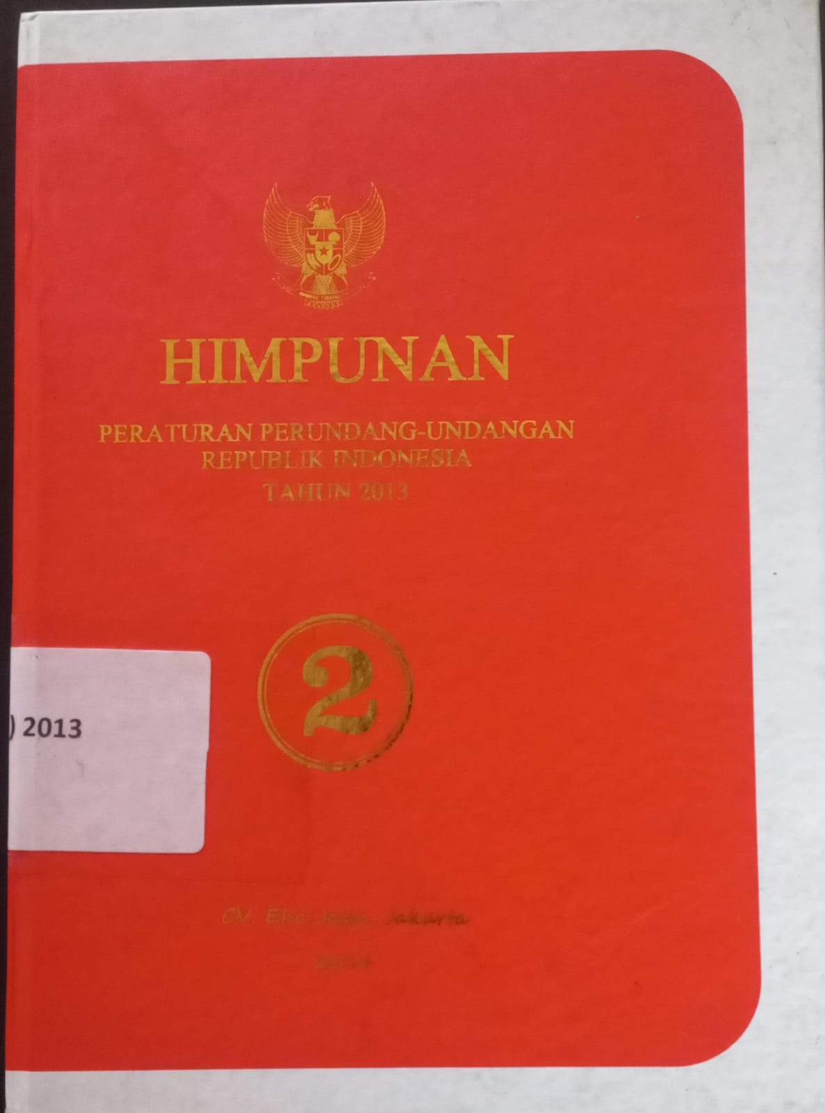 Cover Himpunan Peraturan Perundang-undangan Republik Indonesia Tahun 2013