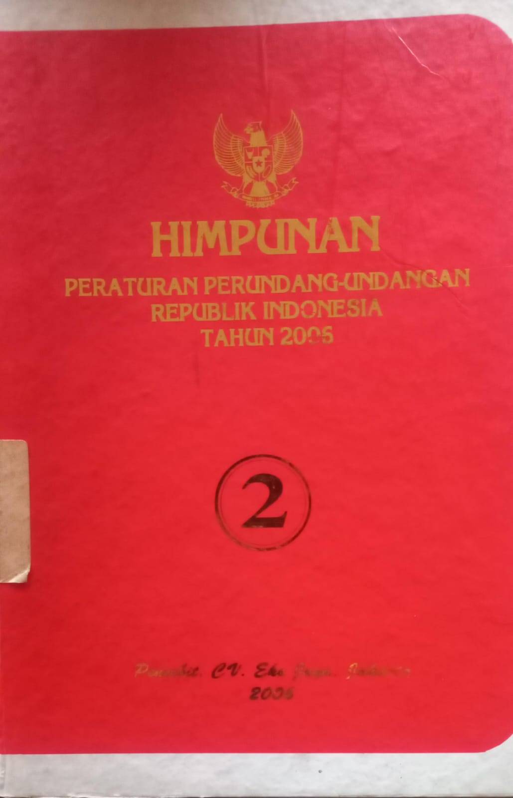 Cover Himpunan Peraturan Perundang-undangan Republik Indonesia Tahun 2006