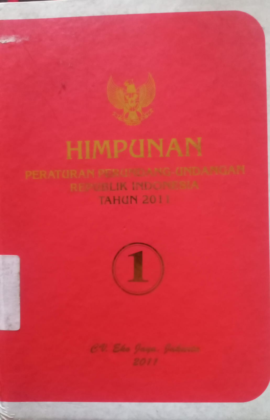 Cover Himpunan Peraturan Perundang-undangan Republik Indonesia Tahun 2011