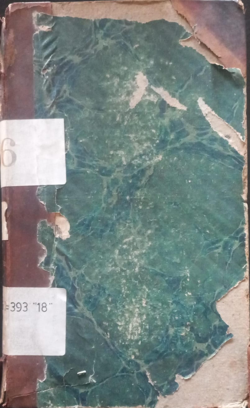 Cover Bij Blad Op Het Staatsblad Van Nederlandsch-Indie