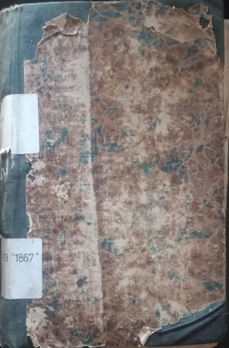 Cover Staatsblad Van Nederlandsch-Indie 1867