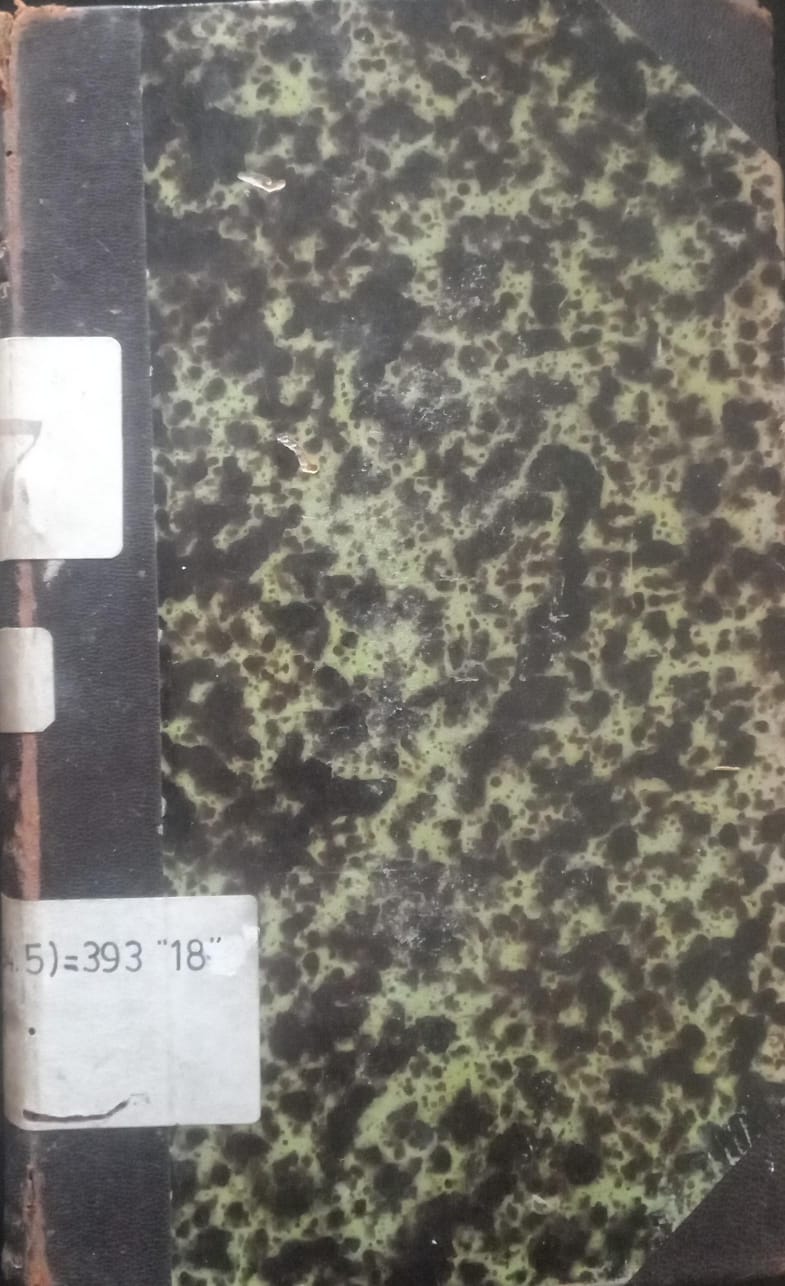 Cover Bij Blad Op Het Staatsblad Van Nederlandsch-Indie 1867