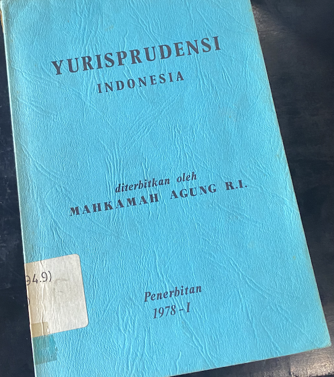 Cover Yurisprudensi Indonesia