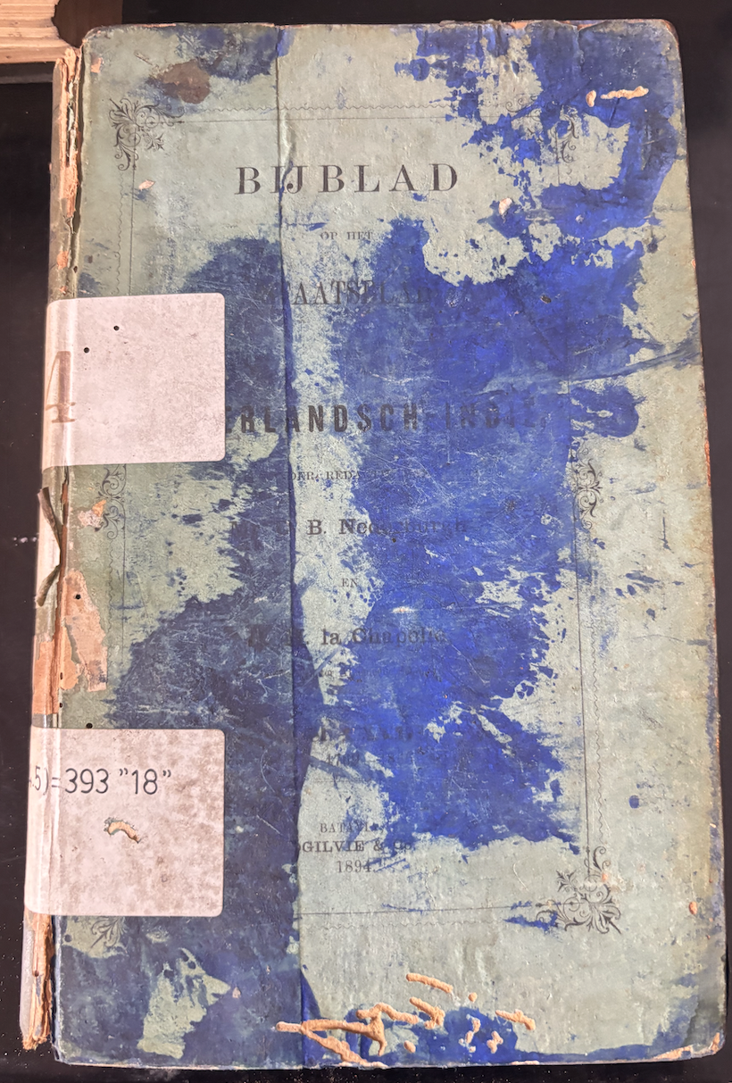 Cover Bijblad Staatsblad Van Neterlandsch-Indie 1894