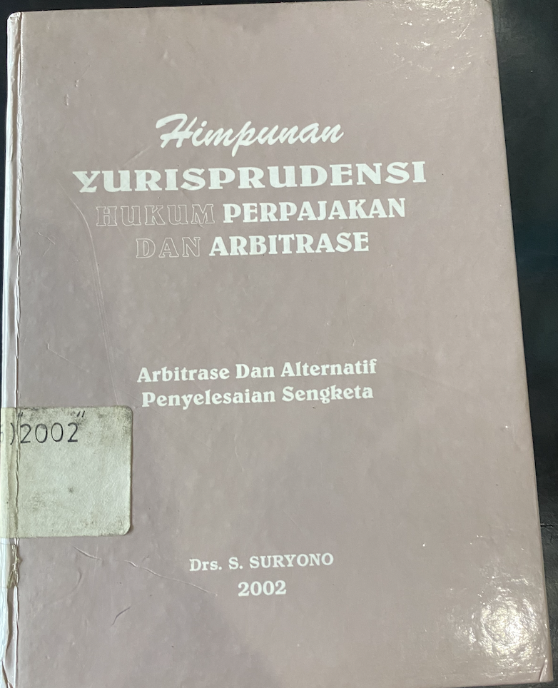 Cover Himpunan Yurisprudensi Hukum Perpajakan dan Arbitrase