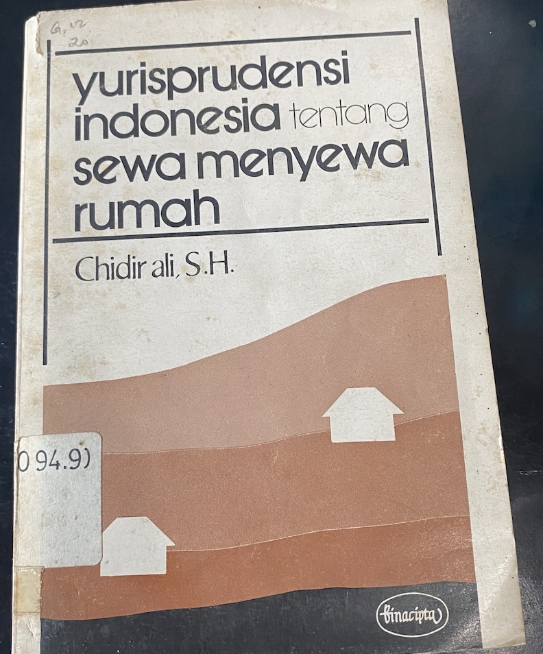 Cover Yurisprudensi Indonesia tentang Sewa Menyewa Rumah
