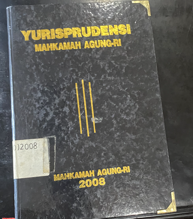 Cover Yurisprudensi Mahkamah Agung-RI