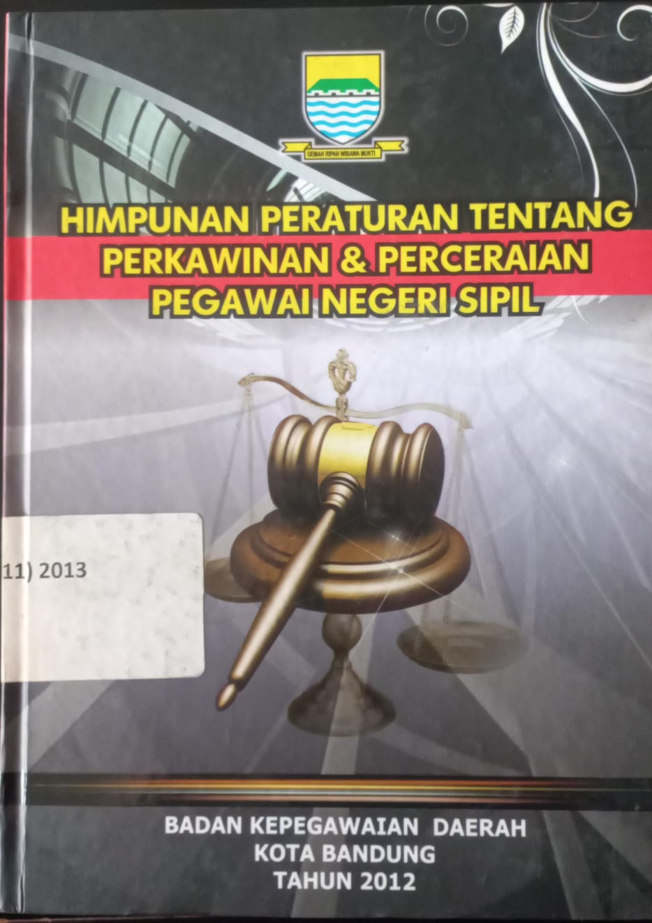 Cover Himpunan Peraturan Tentang Perkwinan & Percerian Pegawai Negeri Sipil