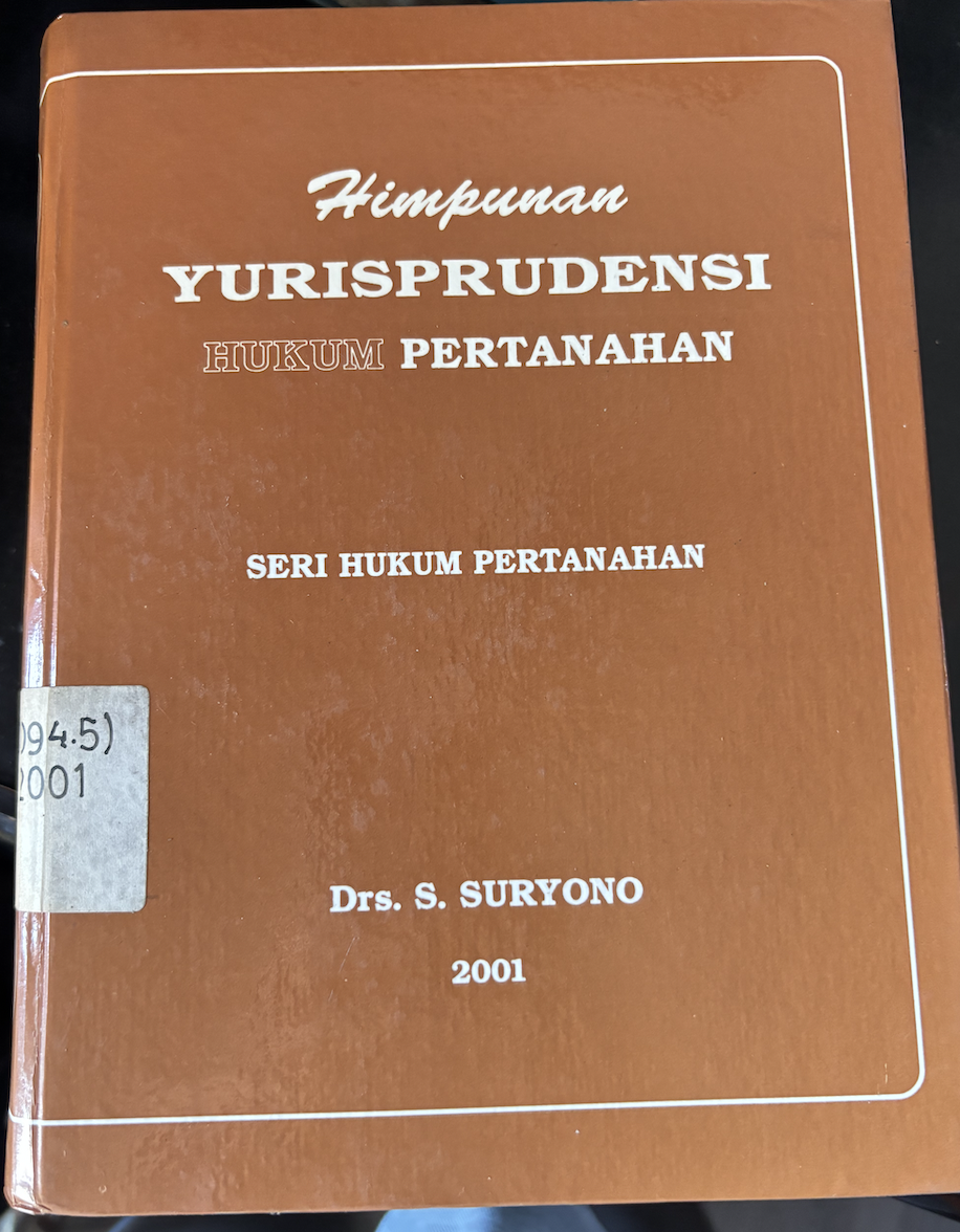 Cover Himpunan Yurisprudensi Hukum Pertahanan 2001