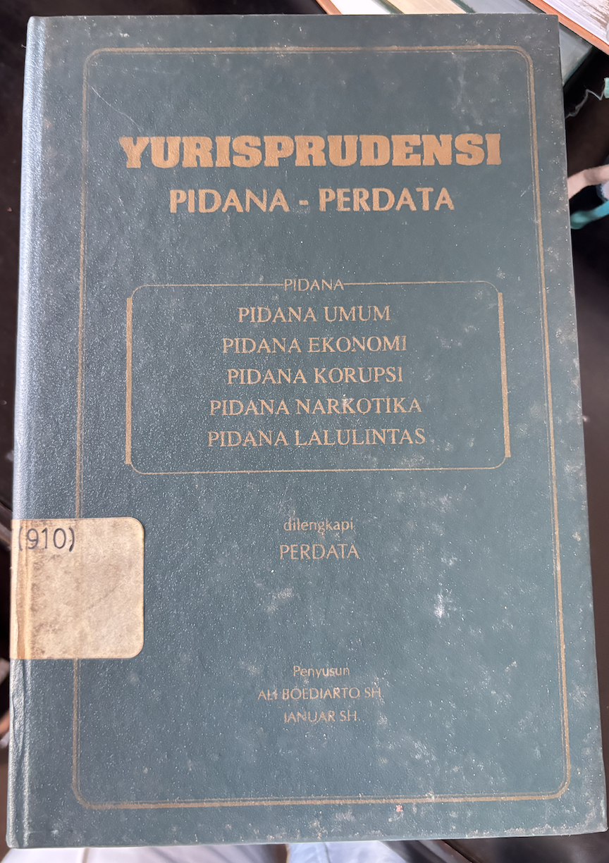 Cover Yurisprudensi Pidana-Perdata