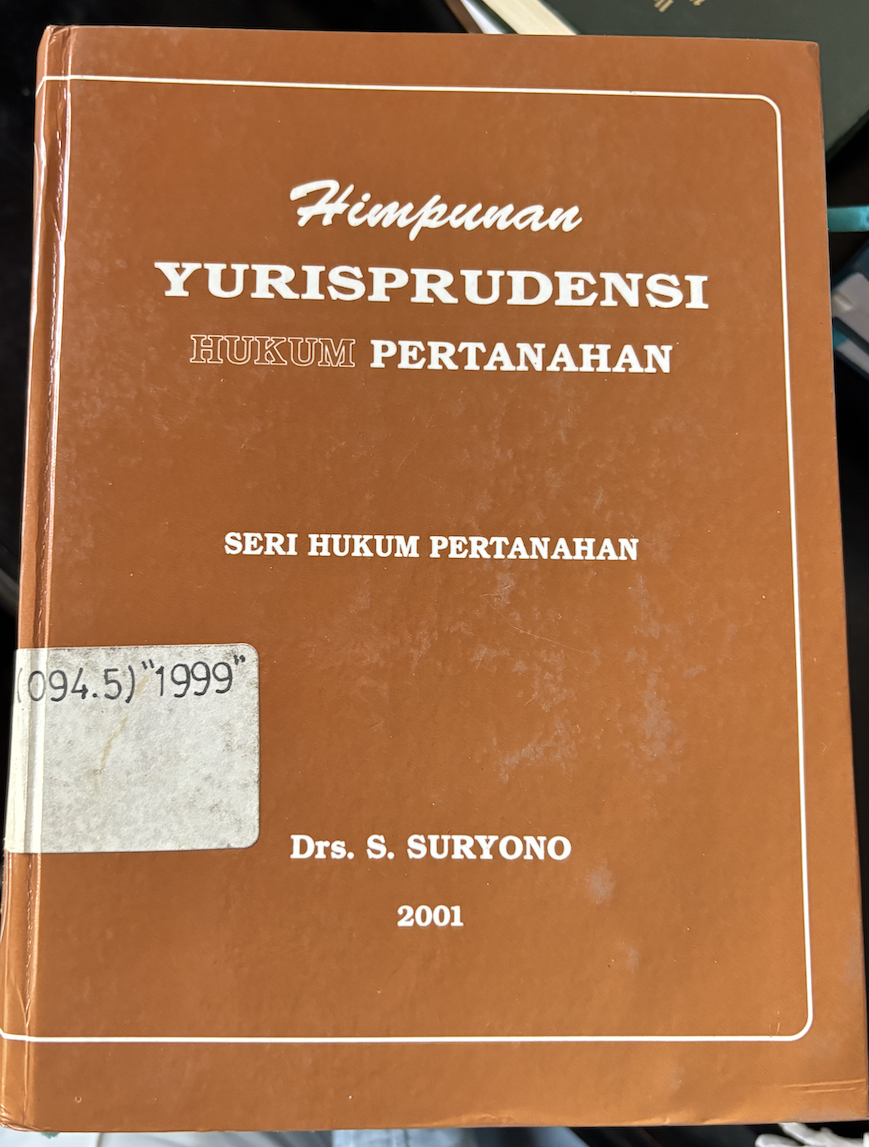 Cover Himpunan Yurisprudensi Hukum Pertahanan 2001