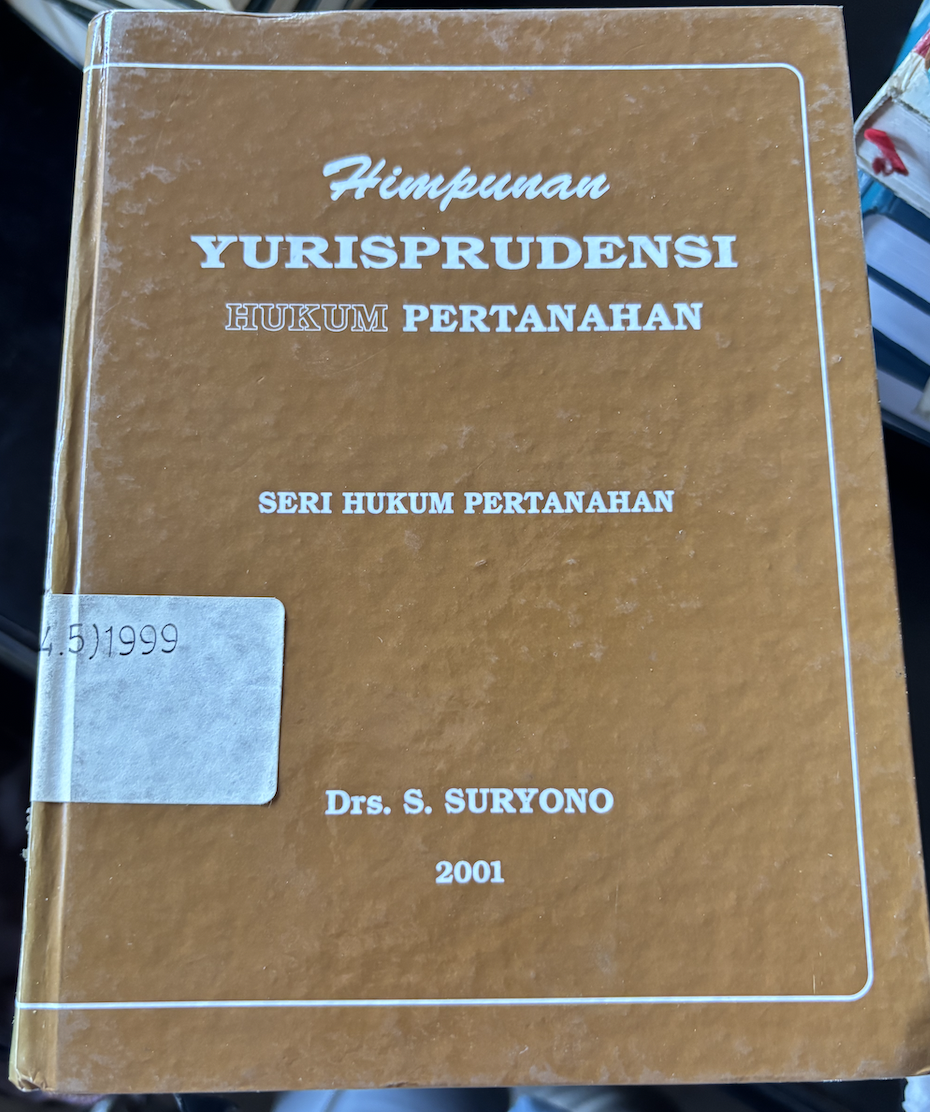 Cover Himpunan Yurisprudensi Hukum Pertahanan 2001