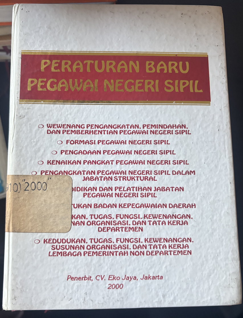 Cover Peraturan Baru Pegawai Negeri Sipil