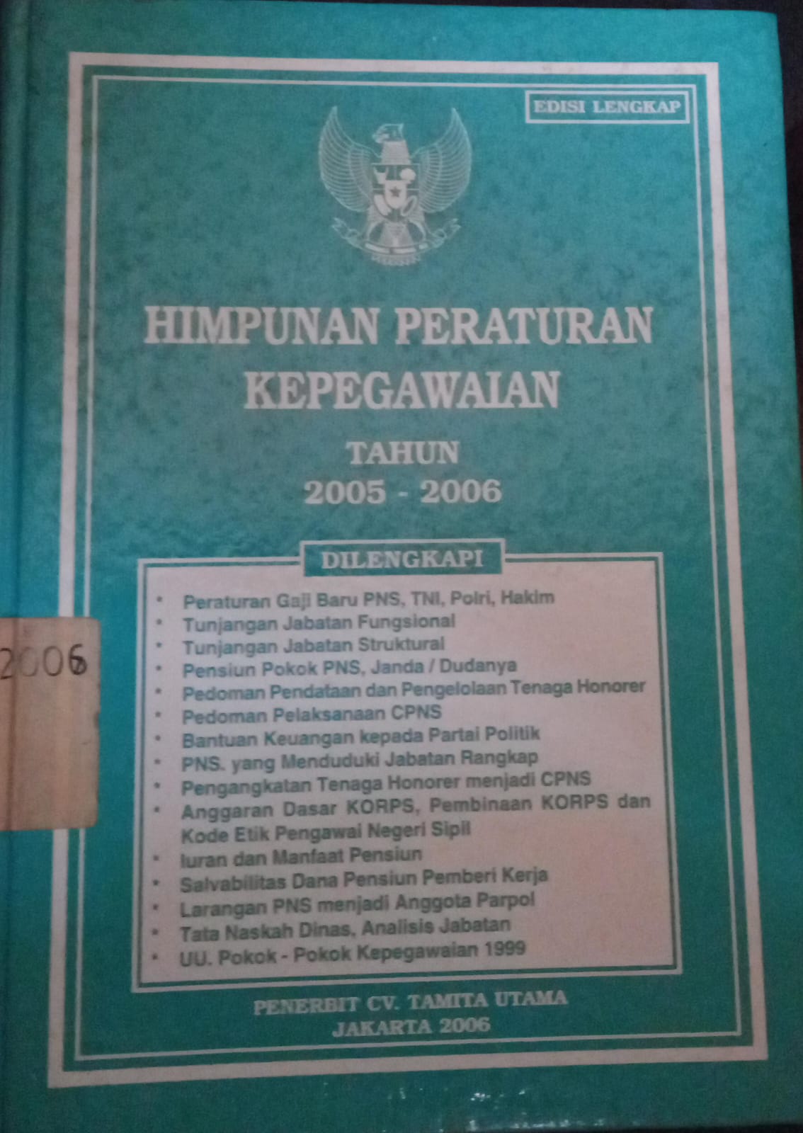 Cover Himpunan Peraturan Kepagawaian
