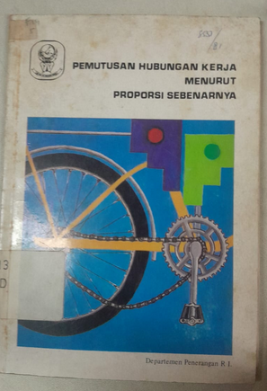 Cover Peumutusan Hubungan Kerja Menurut Proporsi Sebenarnya