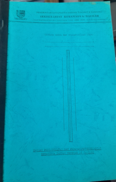 Cover Rencana Kerja dan Syarat - Syarat (RKS)