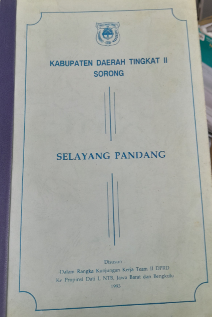 Cover Selayang Pandang