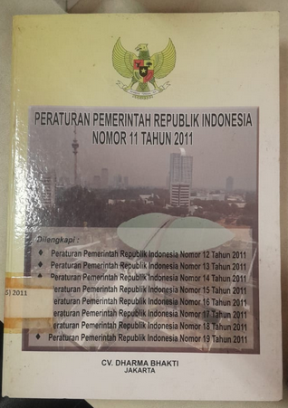 Cover Peraturan Pemerintah Republik Indonesia Nomor 11 Tahun 2011