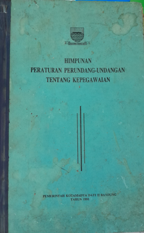 Cover Himpunan Peraturan Perundang-Undangan Tentang Kepegawaian