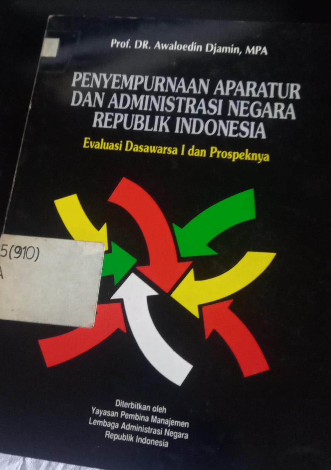Cover Penyempurnaan Aparatur Dan Administrasi Negara republik Indonesia