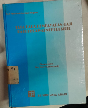 Cover Tata Cara Pembayaran gaji Bagi Pegawai Negeri Sipil