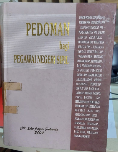 Cover Pedoman Bagi Pegawai Negeri Sipil