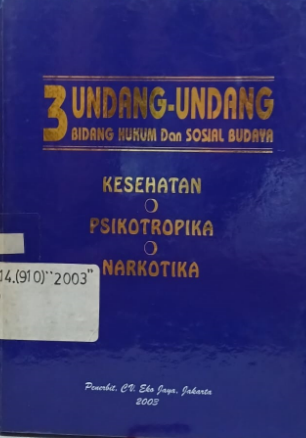 Cover 3 Undang-undang Bidang Hukum dan Sosial Budaya