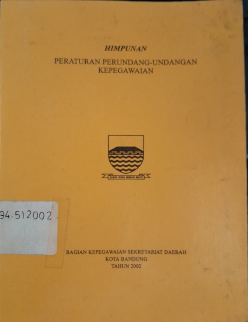 Cover Himpunan Peraturan Perundang-Undangan Kepegawaian