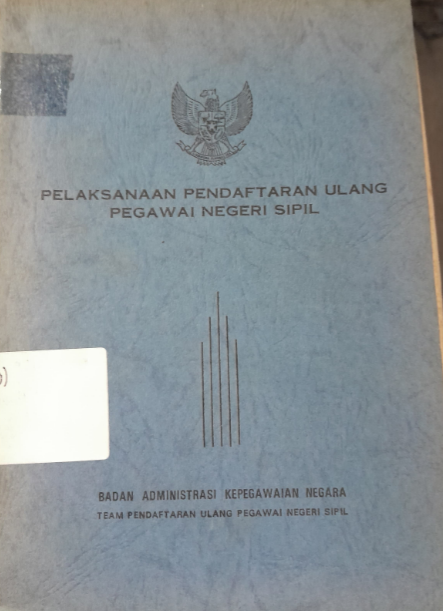 Cover Pelaksanaan Pendaftaran Ulang Pegawai Negeri Sipil