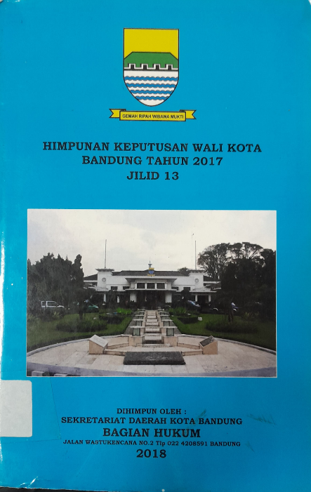 Cover Himpunan Keputusan Walikota Bandung Tahun 2017