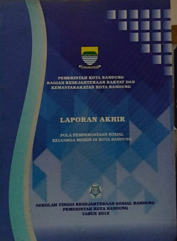 Cover Laporan Akhir Pola Pemberdayaan Sosial Keluarga Miskin di Kota Bandung