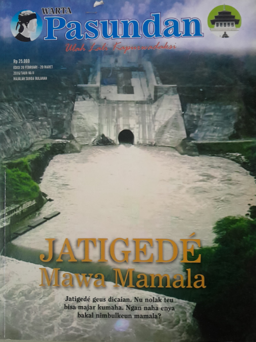 Cover Warta Pasundan Ulah Lali Kapurwadaksi Jatigede Mawa Mamala