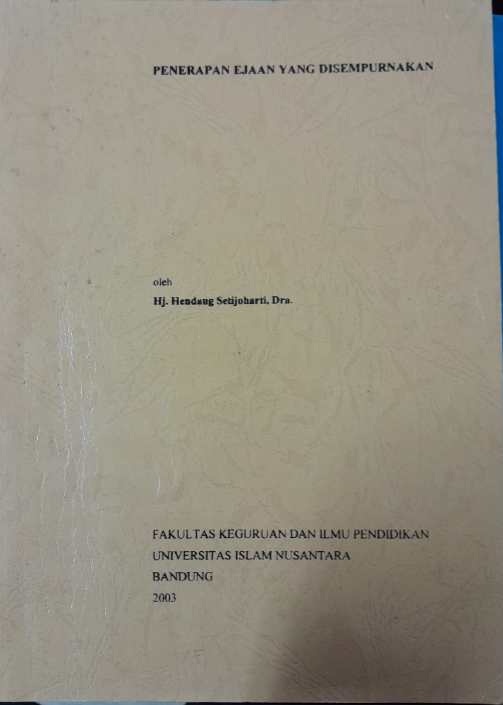 Cover Penerapan Ejaan Yang Disempurnakan
