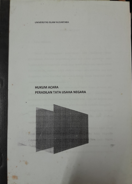 Cover Hukum Acara Peradilan Tata Usaha Negara