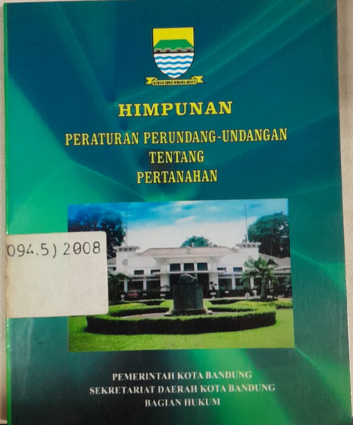 Cover Himpunan Peraturan Perundang-Undangan Tentang Pertahanan