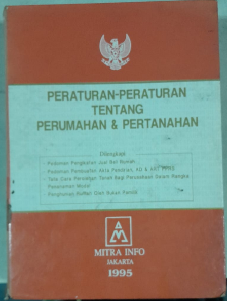 Cover Peraturan-Peraturan Tentang Perumahan & Pertahanan