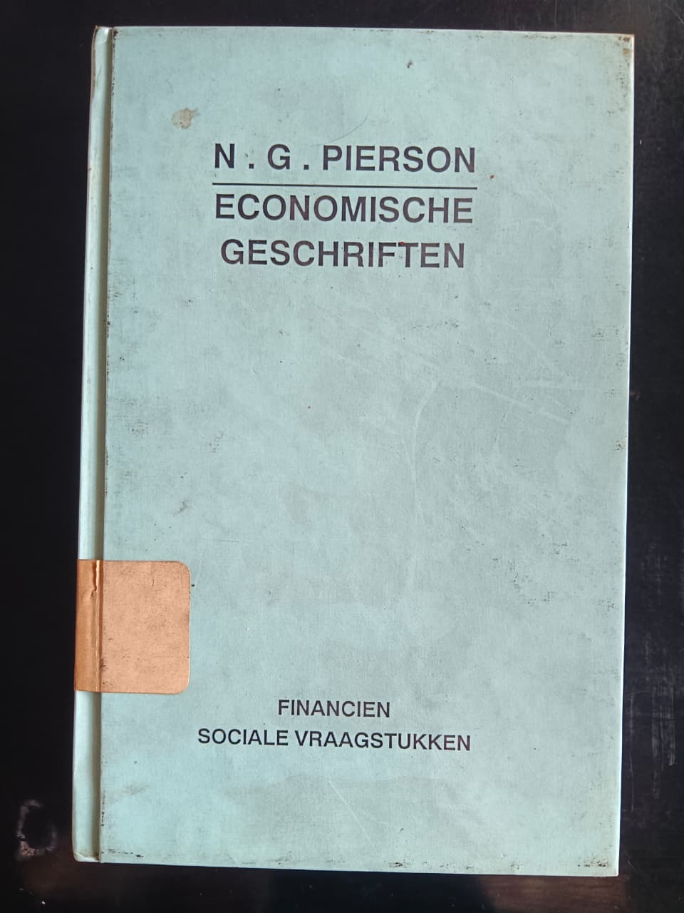 Cover N.G. Pierson 
Economische
Geschriften